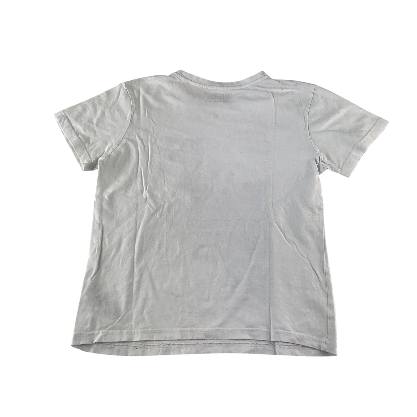 Primark t-shirt 10-11 years white NYC graphic design cotton