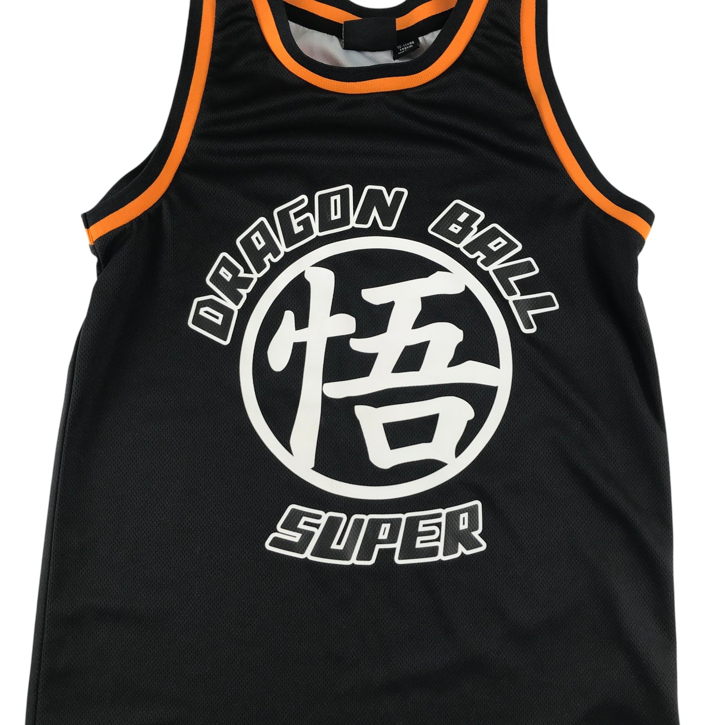 Primark tank sports top 10-11 years black Dragon Ball Super Saiyan Blue graphic design