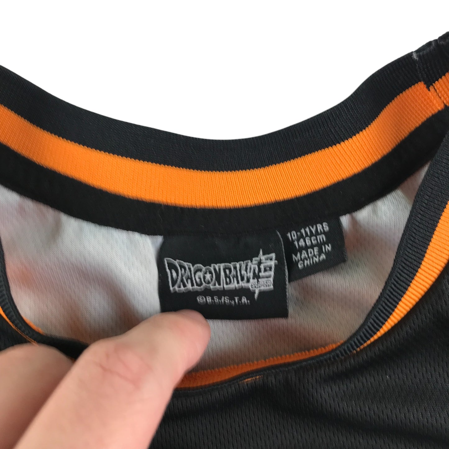 Primark tank sports top 10-11 years black Dragon Ball Super Saiyan Blue graphic design