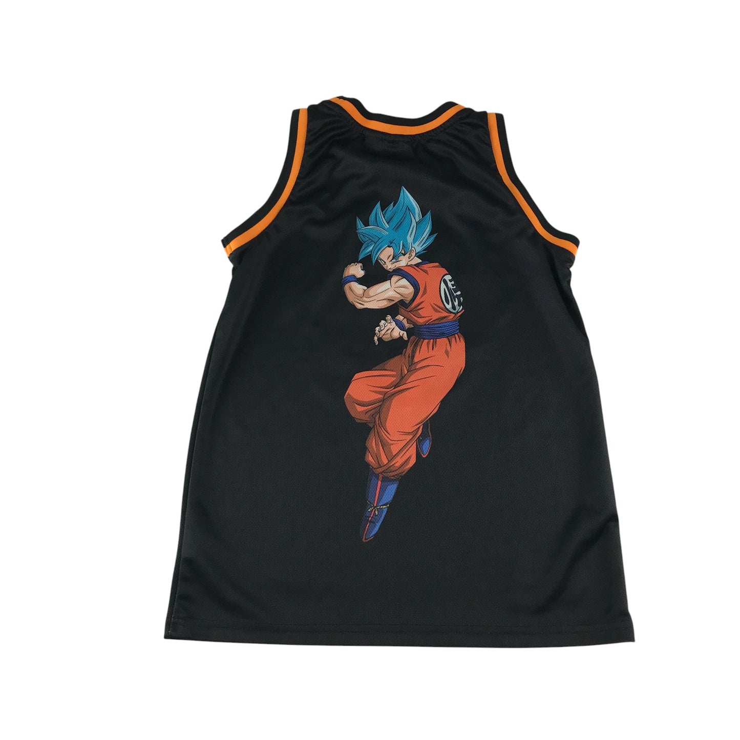 Primark tank sports top 10-11 years black Dragon Ball Super Saiyan Blue graphic design