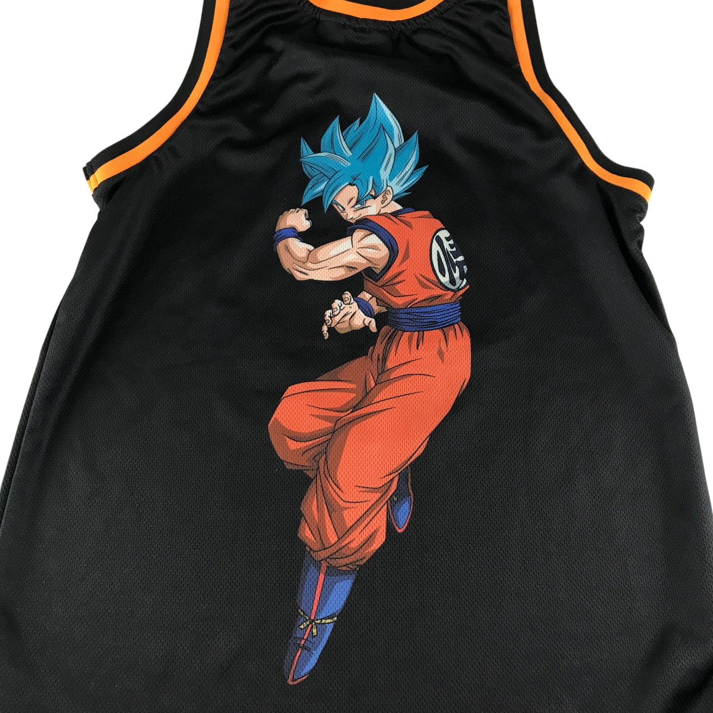 Primark tank sports top 10-11 years black Dragon Ball Super Saiyan Blue graphic design