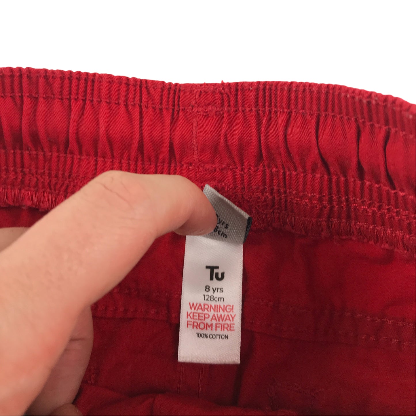 Tu 7-8 years red shorts bundle