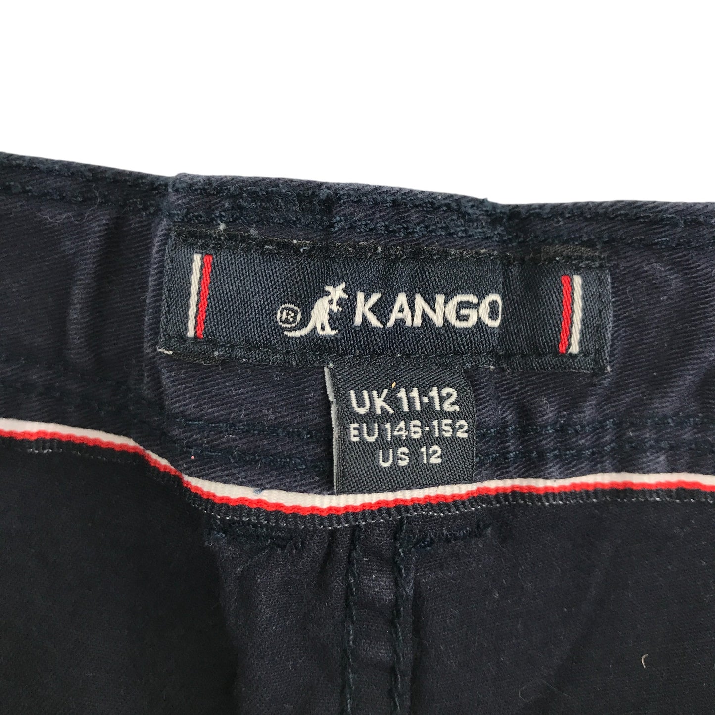Kangol shorts 11-12 years navy blue chino style
