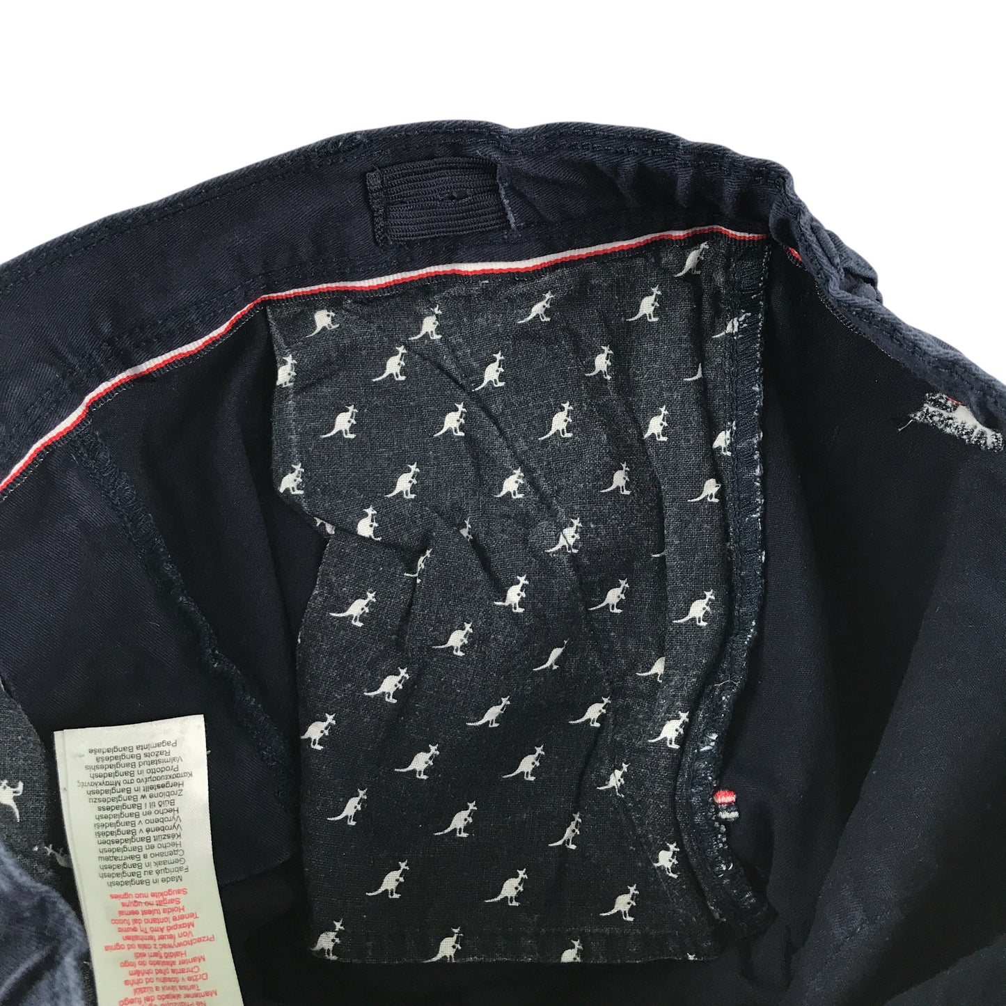 Kangol shorts 11-12 years navy blue chino style