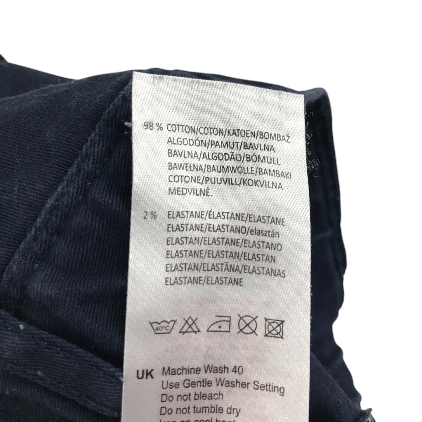 Kangol shorts 11-12 years navy blue chino style