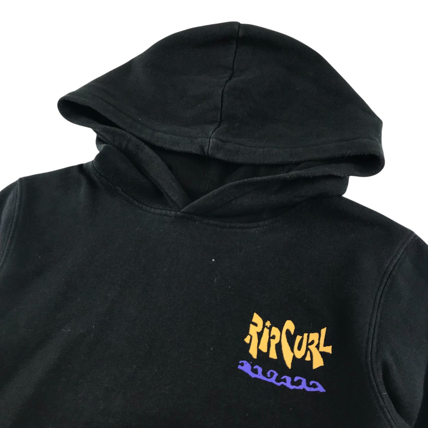 Ripcurl hoodie 9-10 years black surf graphic design print