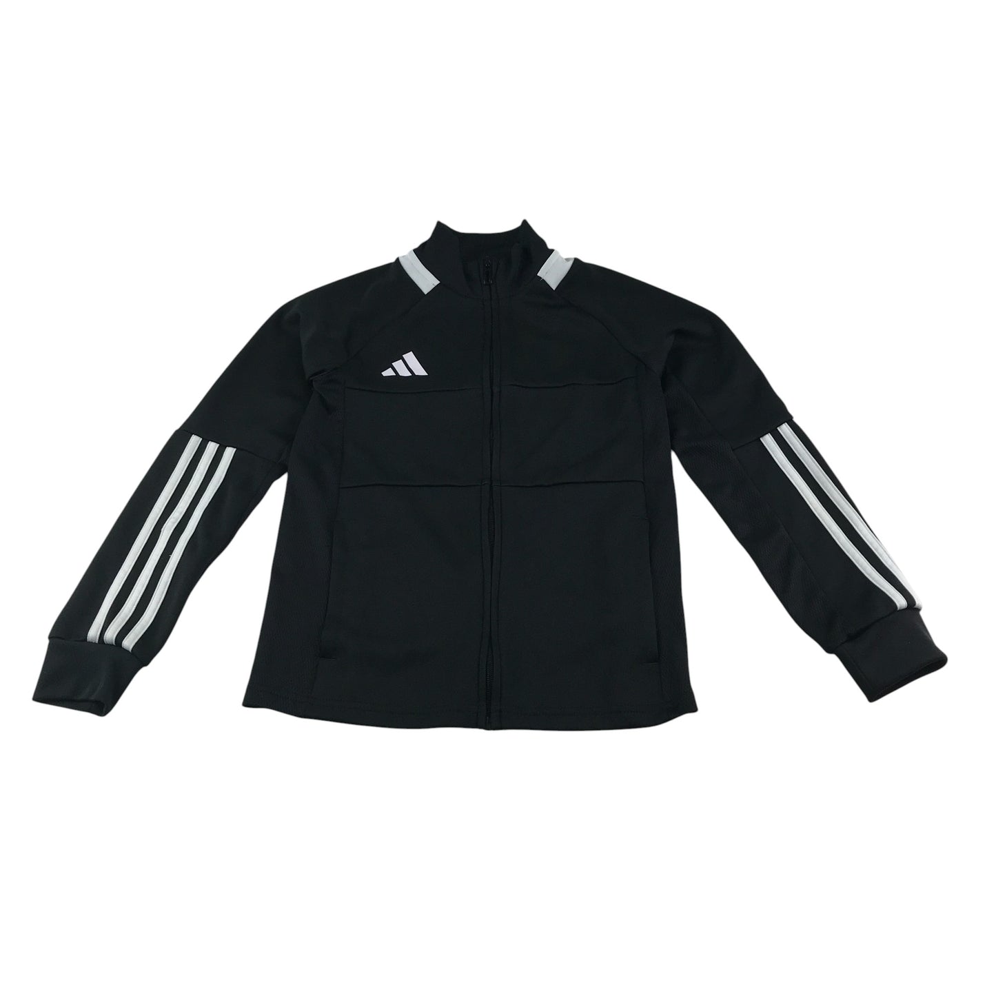 Adidas sport sweater 9-10 years black with white detailing