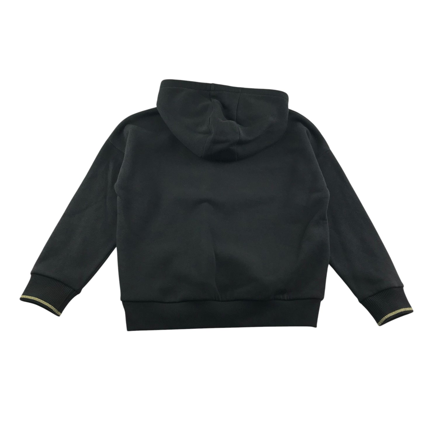 M&S hoodie 9-10 years black horse graphic with sequin