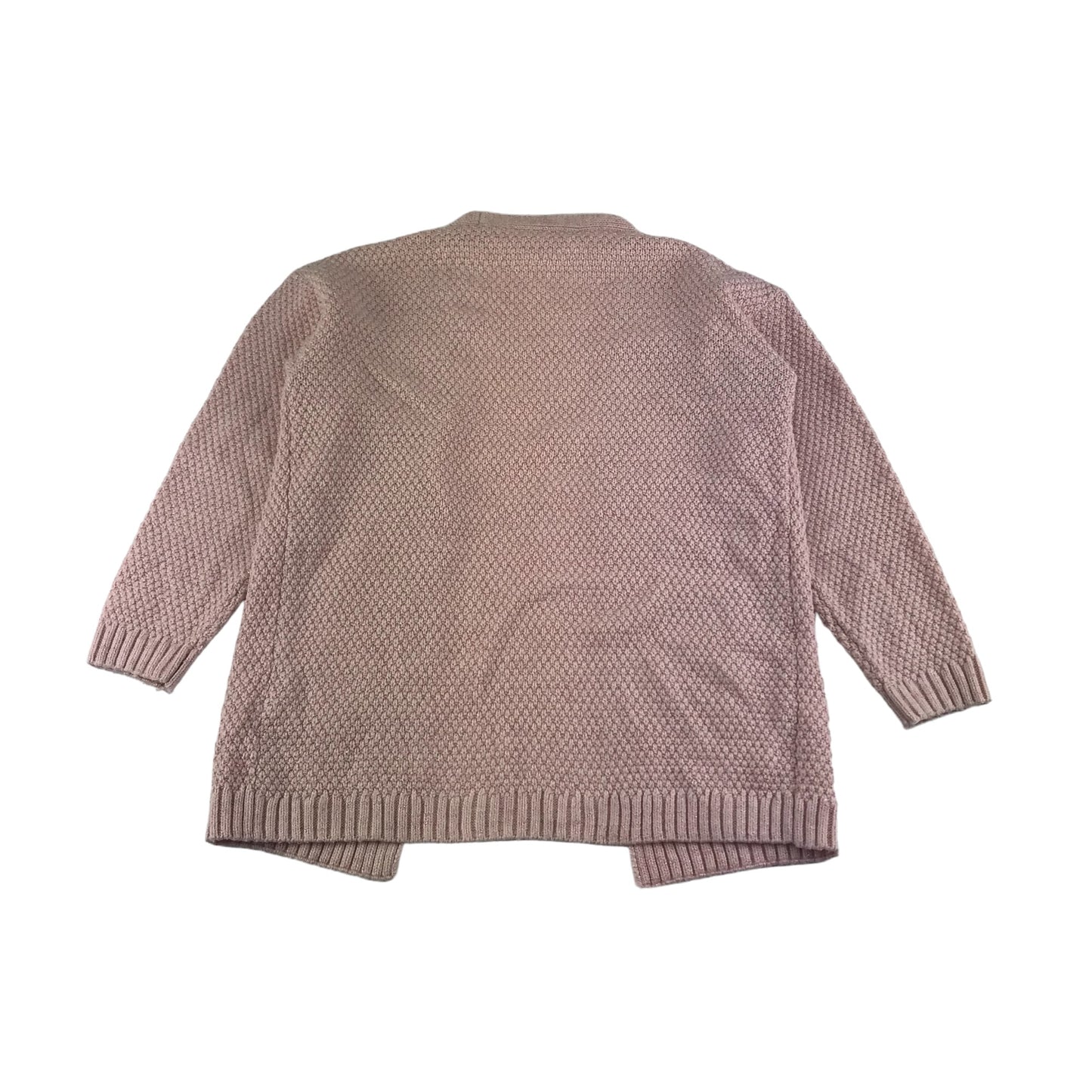 George Cardigan Age 7 Pink Sparkly Buttonless Long Shrug