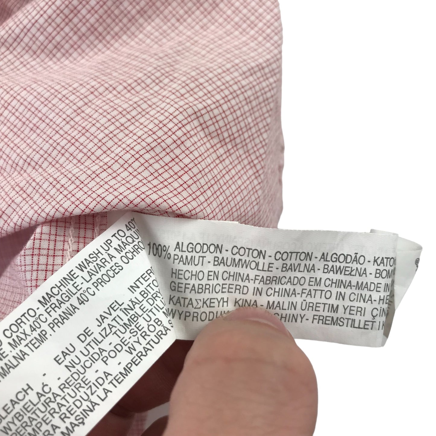 Zara shirt 9-10 years red and white checked long sleeve button up shirt