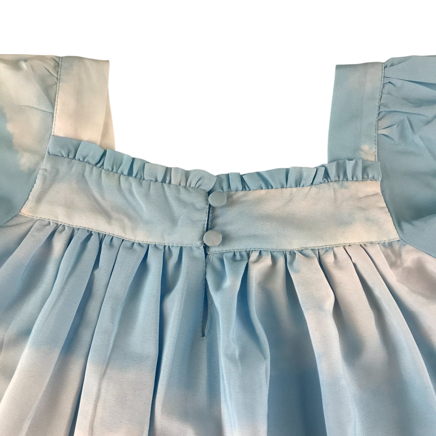Monsoon dress 7-8 years light blue floral