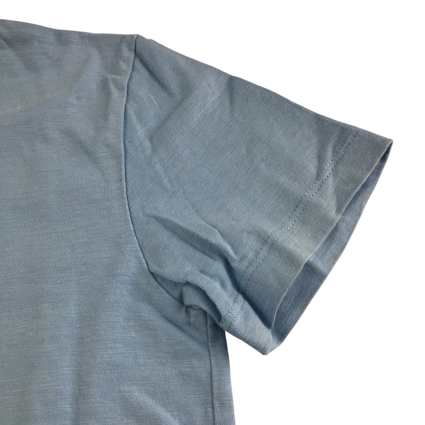 Next t-shirt 5-6 years blue plain short sleeve cotton