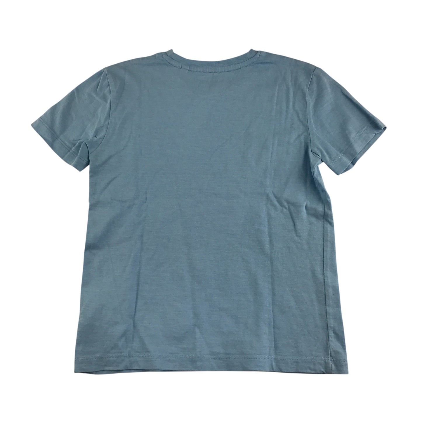 Next t-shirt 5-6 years blue plain short sleeve cotton