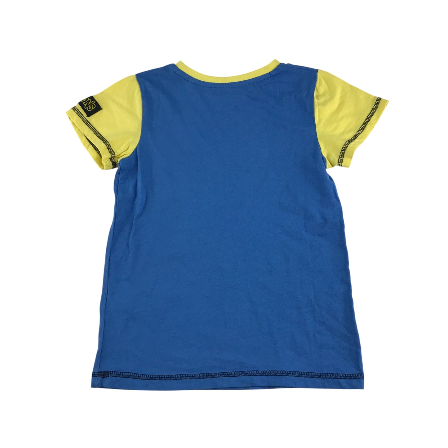 Minions t-shirt 5-6 years blue graphic print cotton