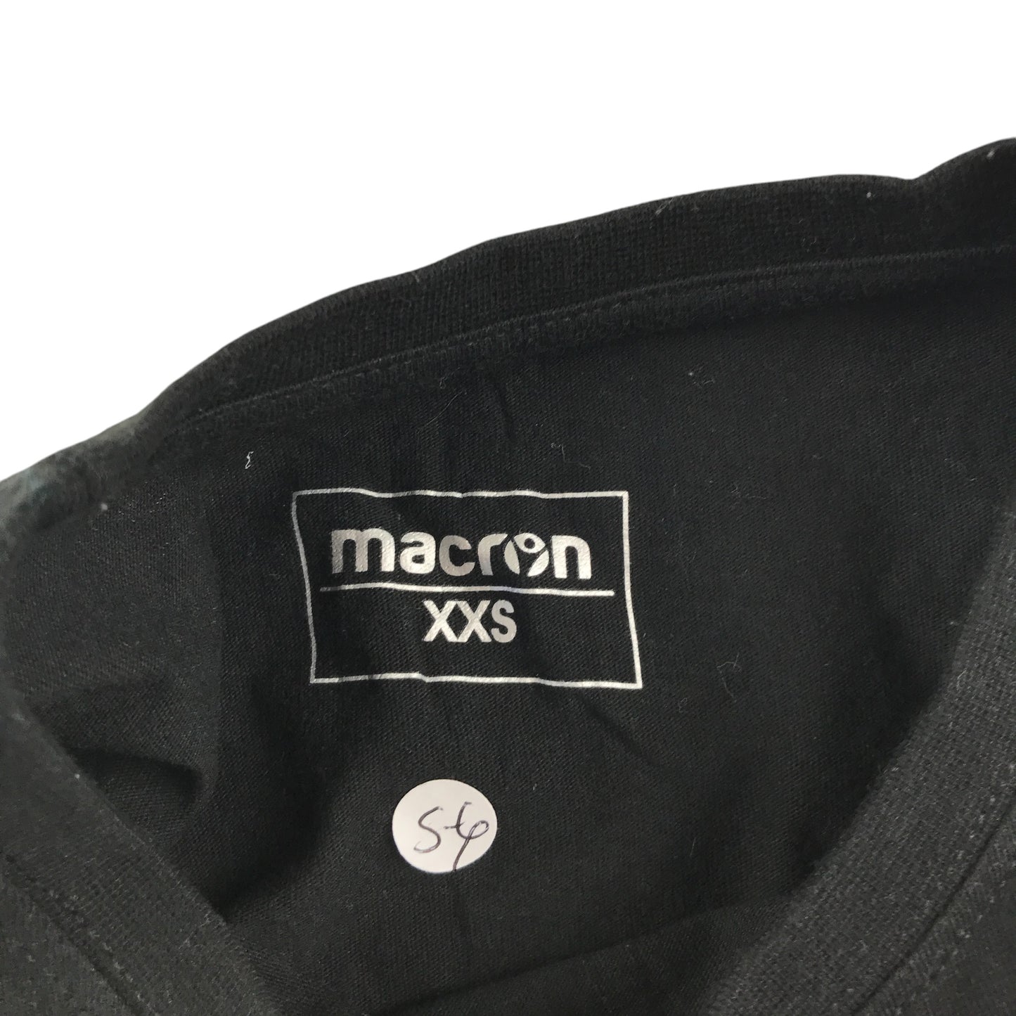 Macron Glasgow Warriors t-shirt 5-6 years black with print cotton