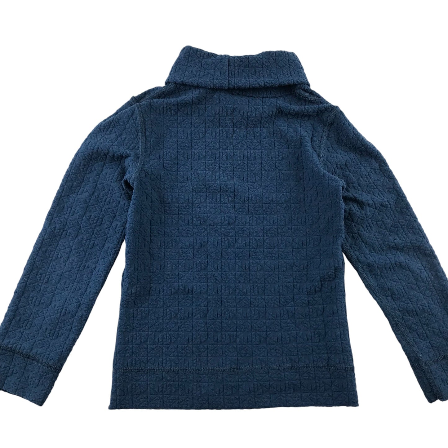 Decathlon top 4-6 years blue turtle neck wedze thermal