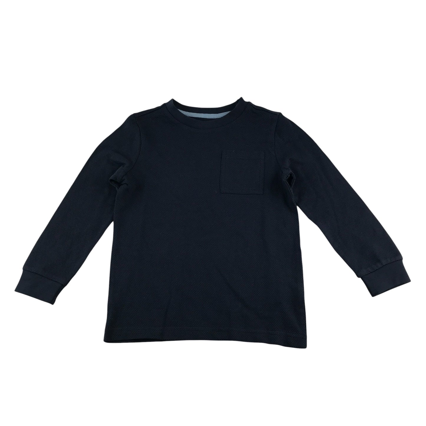 F&F t-shirt 5-6 years navy long sleeve crew neck