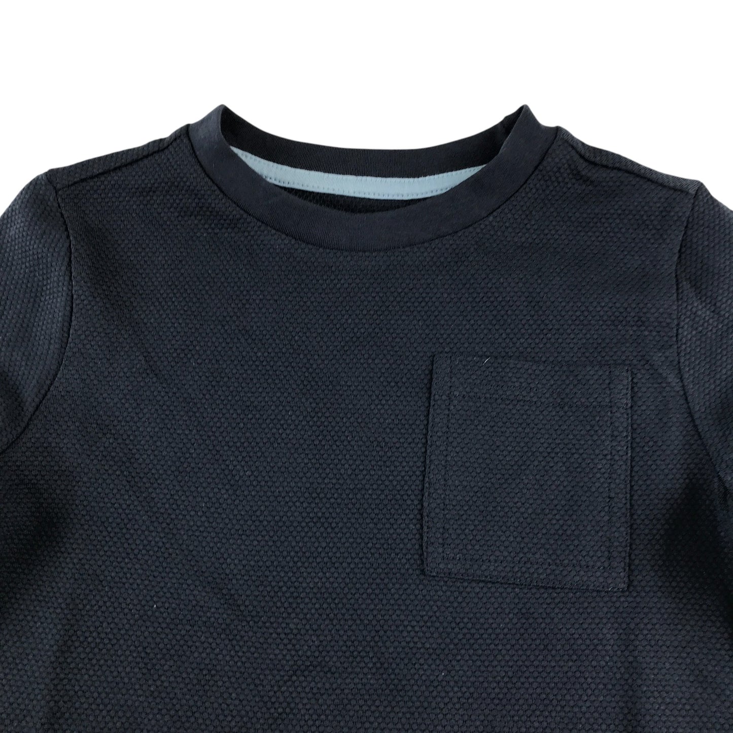F&F t-shirt 5-6 years navy long sleeve crew neck
