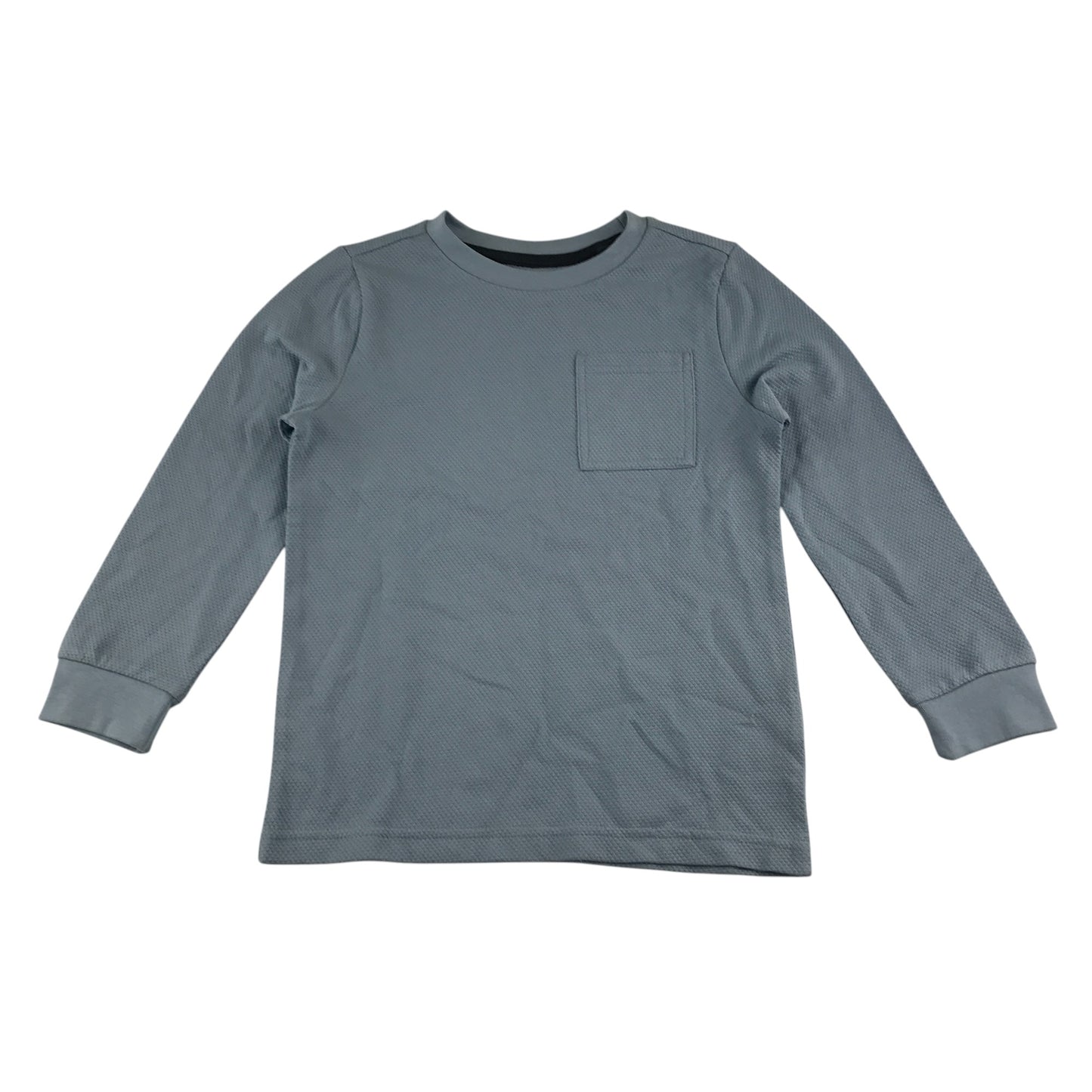 F&F t-shirt 5-6 years light blue long sleeve crew neck