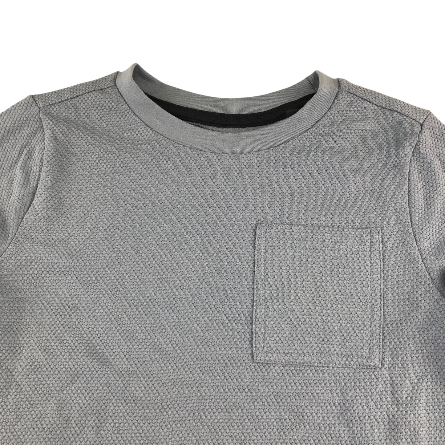 F&F t-shirt 5-6 years light blue long sleeve crew neck