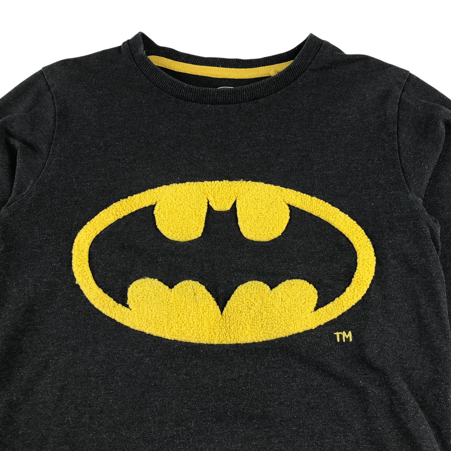 Next Batman t-shirt 5-6 years black long sleeve graphic