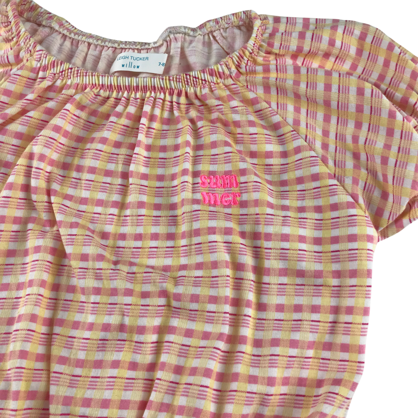 Leigh Tucker 7-8 years pink playsuit
