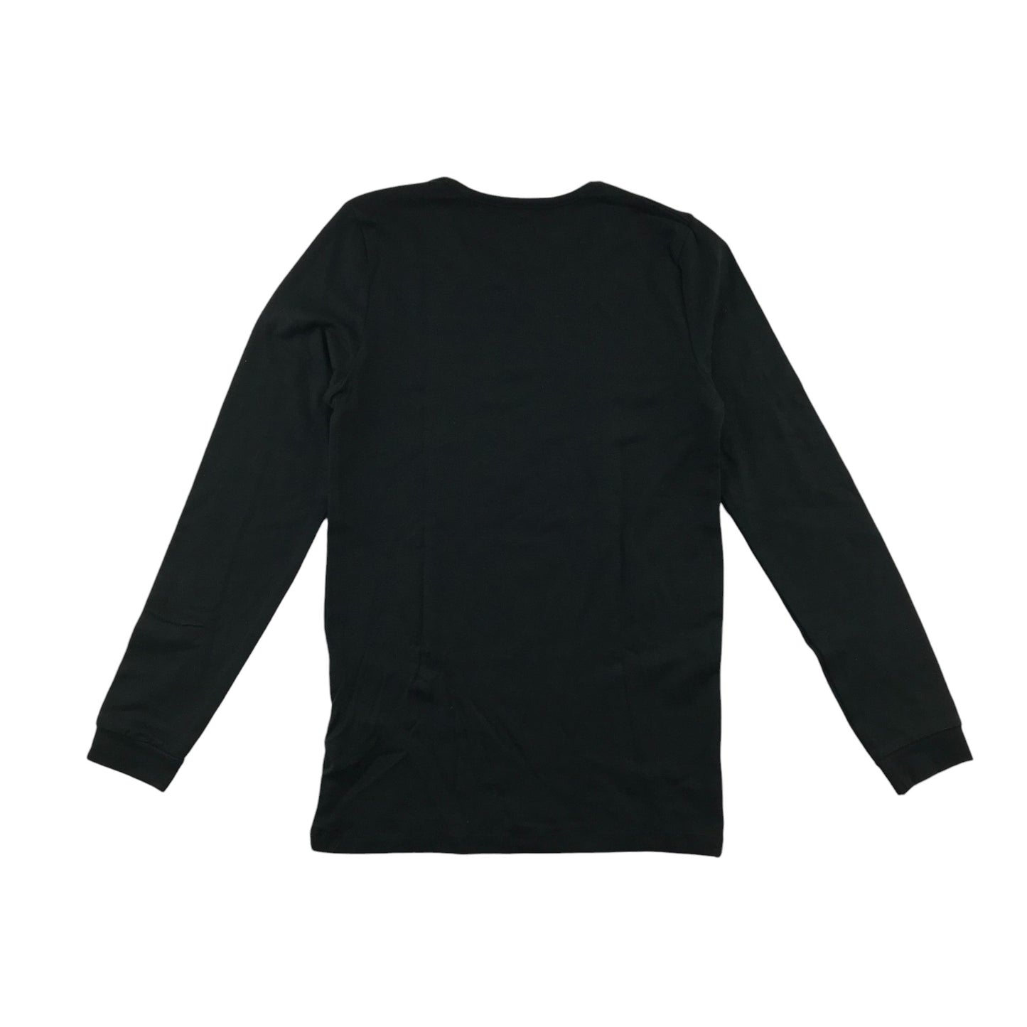 M&S Thermal Top 9-10 Years Black Plain