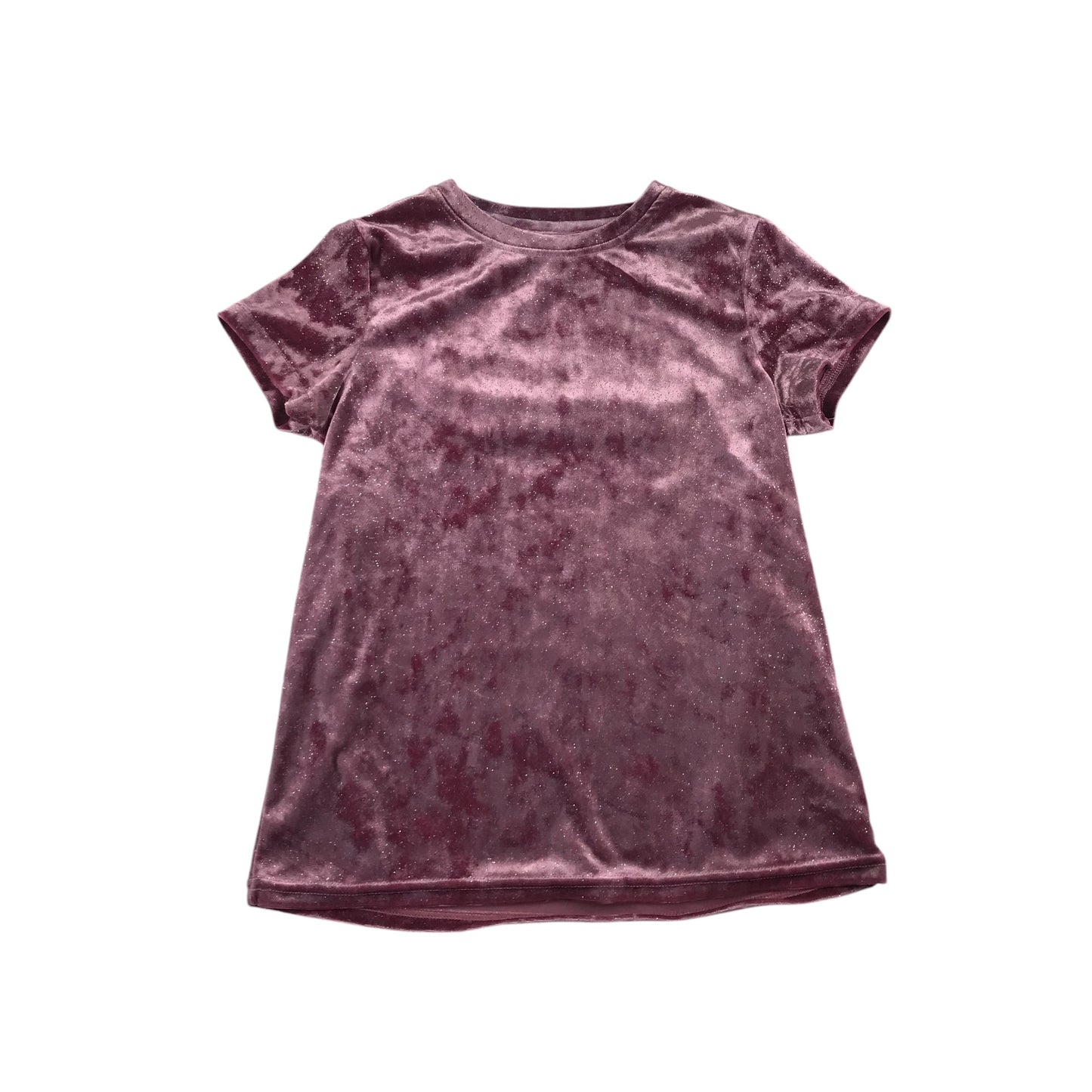 Next blouse 6-7 years pink plain velvety top