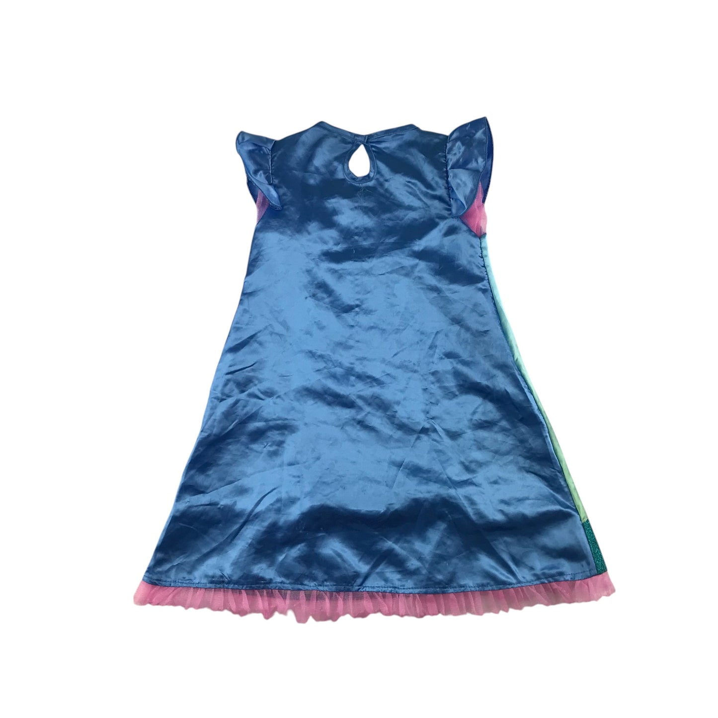 Amscan costume 4-6 years blue and Pink Trolls movie Poppy Dress