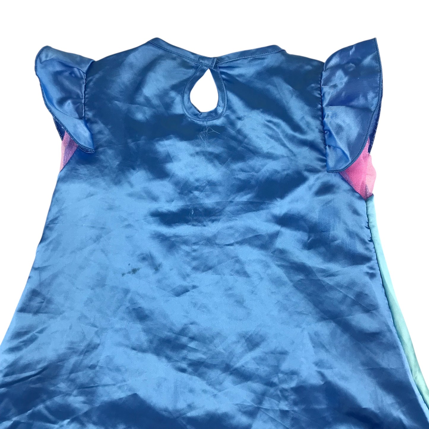 Amscan costume 4-6 years blue and Pink Trolls movie Poppy Dress
