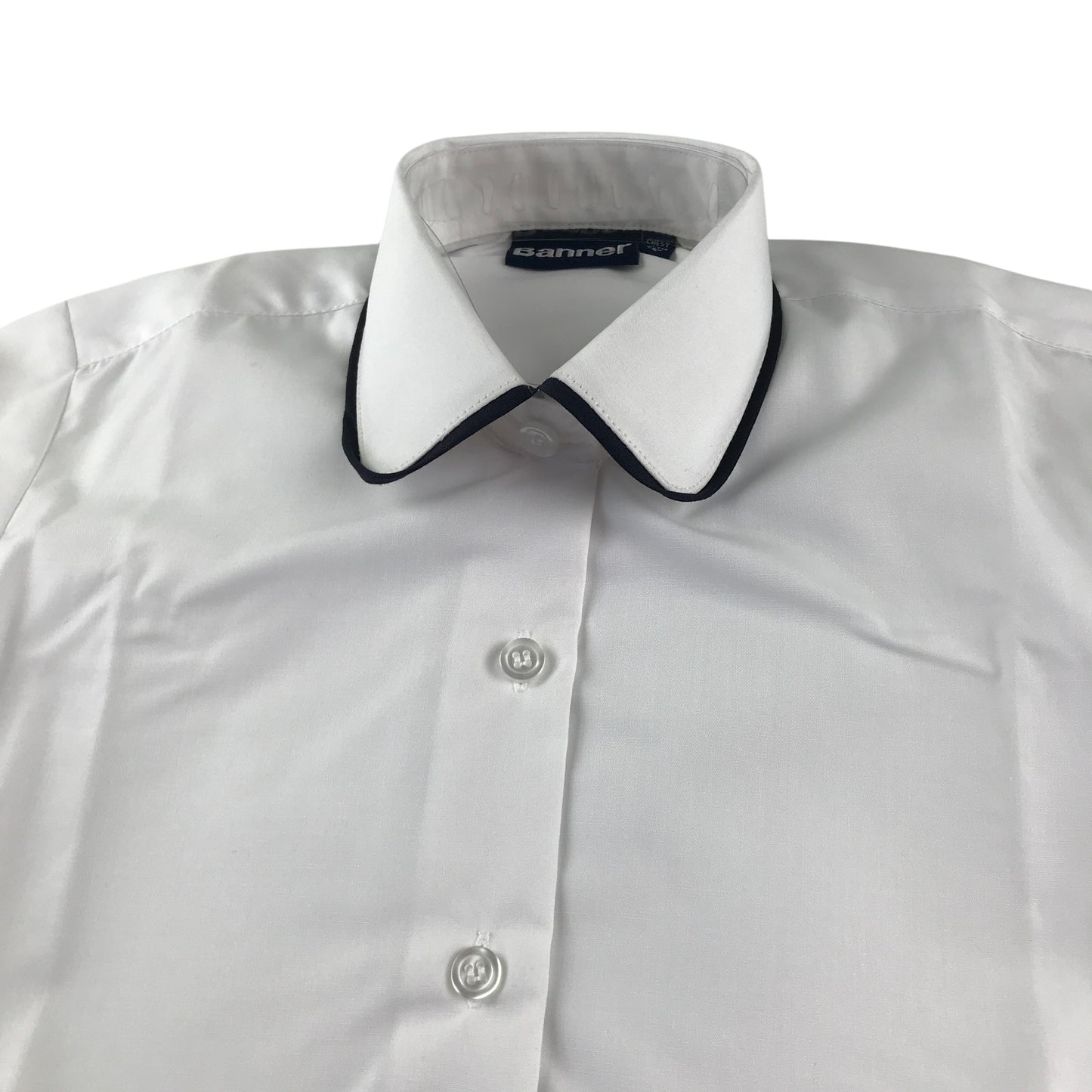 Banner Girls' White Long Sleeve School Shirt Blouse