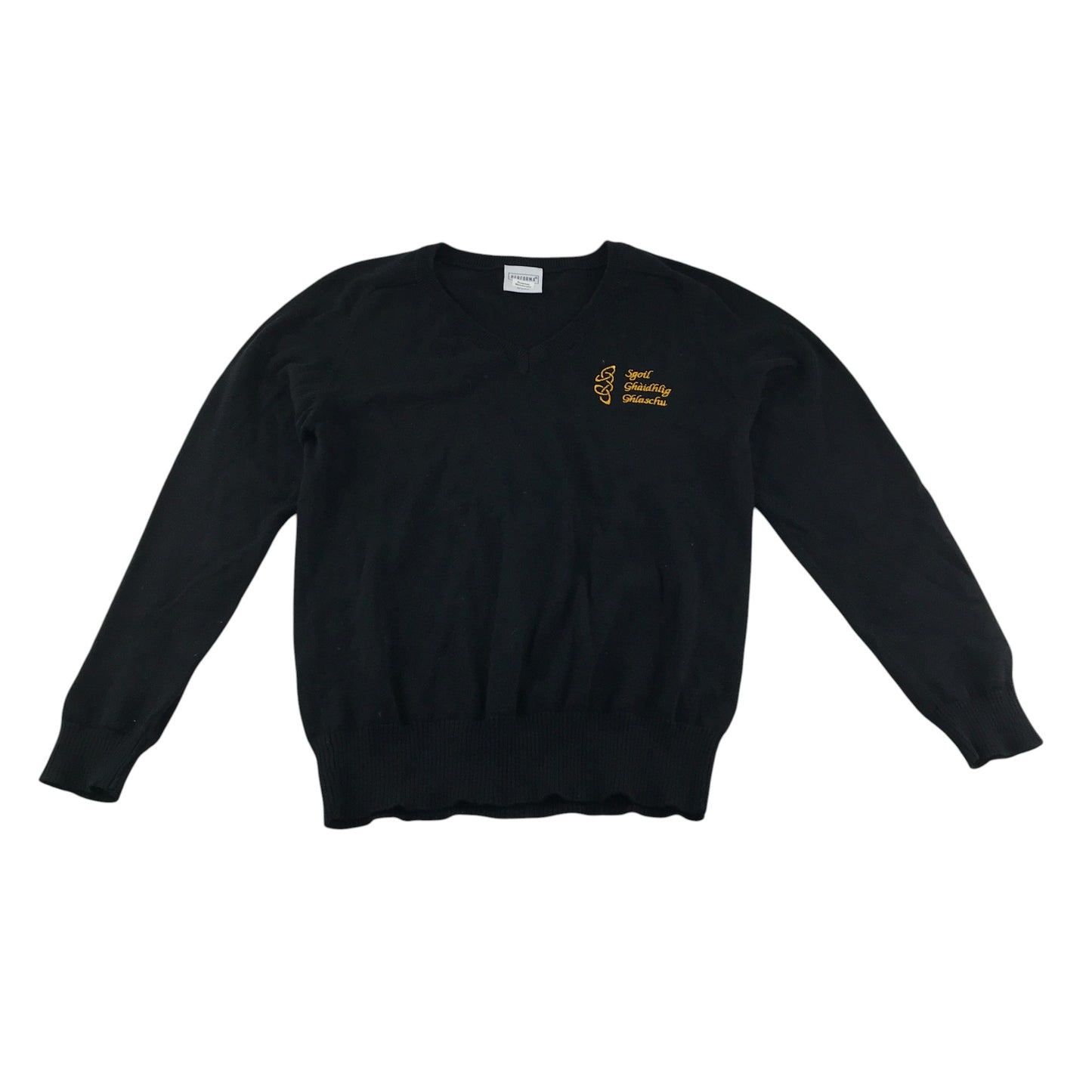 *Glendale Gaelic Primary Black School V-neck Jumper