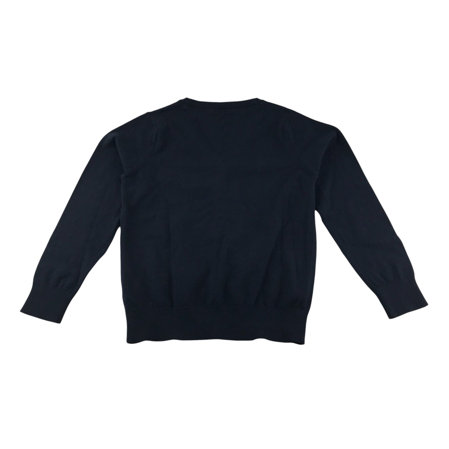 *Hallside Primary Navy Blue Cardigan Knitted Jumper