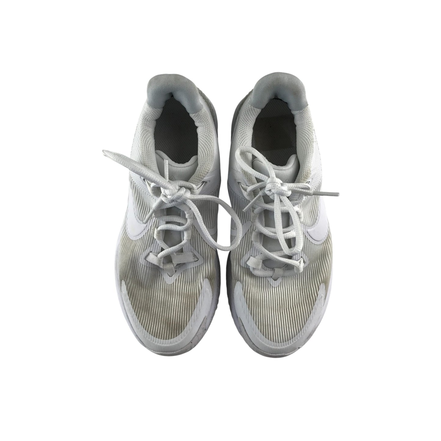 Nike trainers shoe size UK 4.5 white star runner 04 with laces