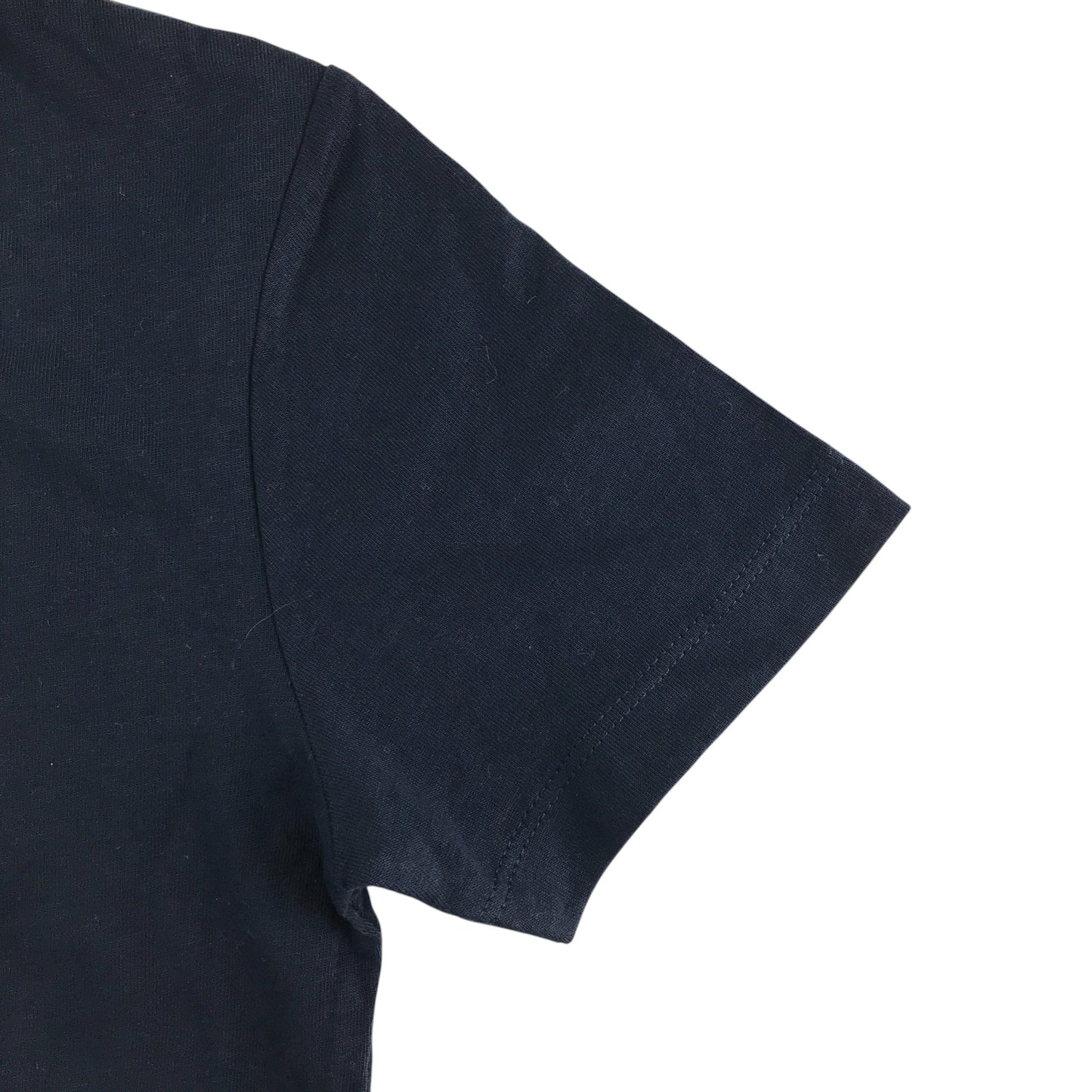 Nutmeg t-shirt 5-6 years navy crew neck cotton