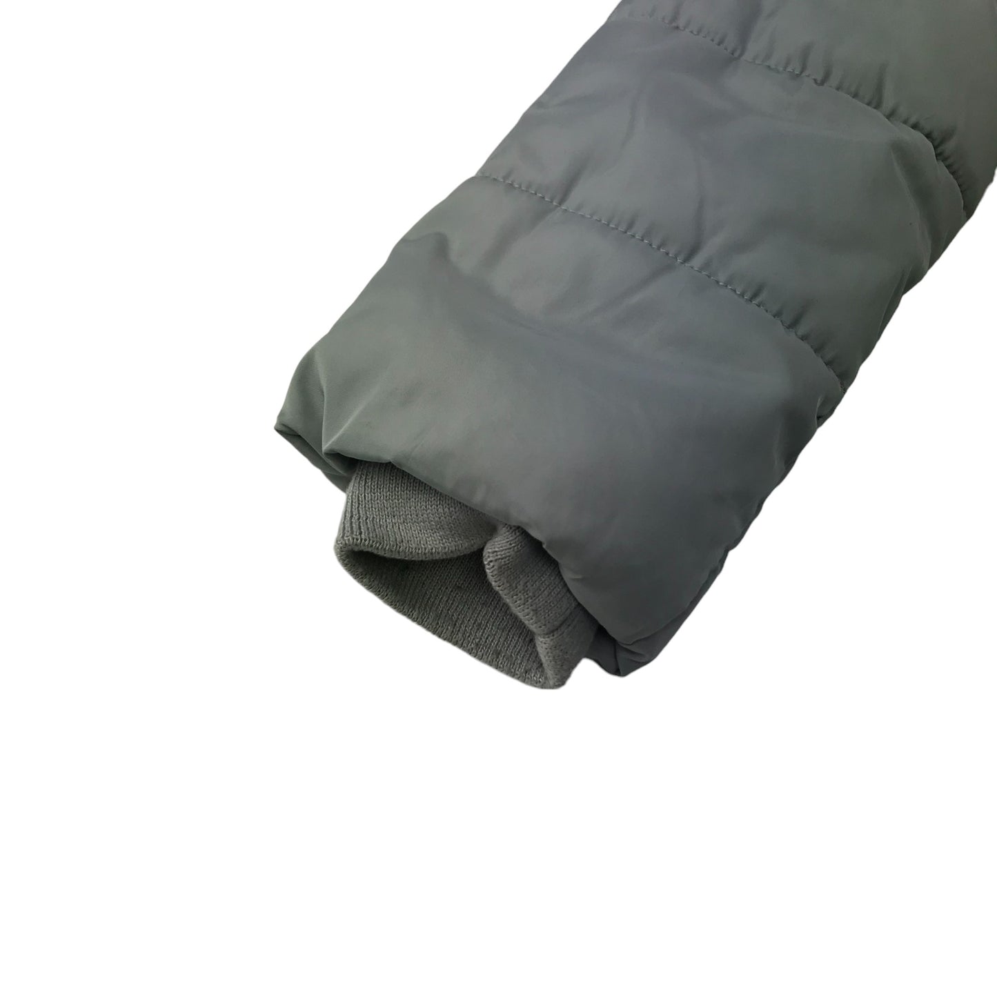 George Jacket Age 6 Grey Puffer Parka with Faux Fur Trim