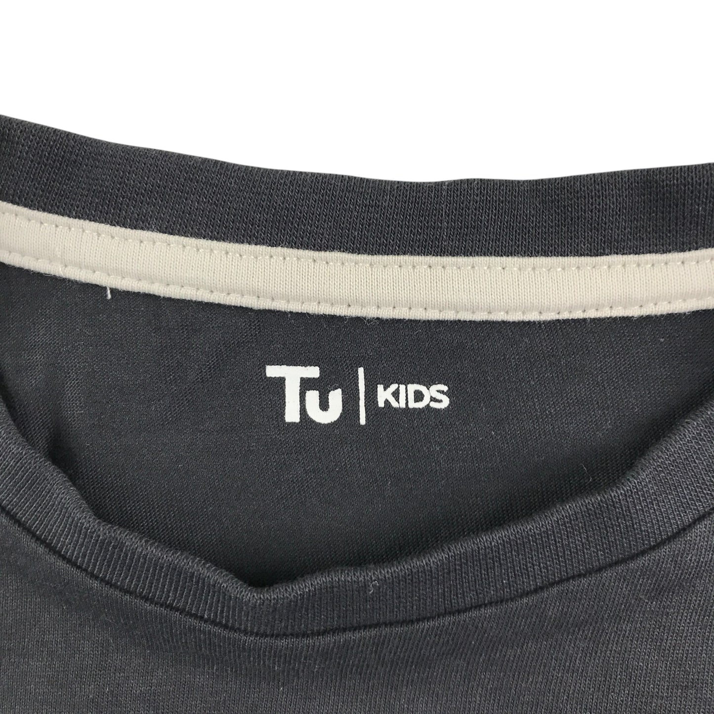 Tu t-shirt 7-8 years black skate graphic print cotton