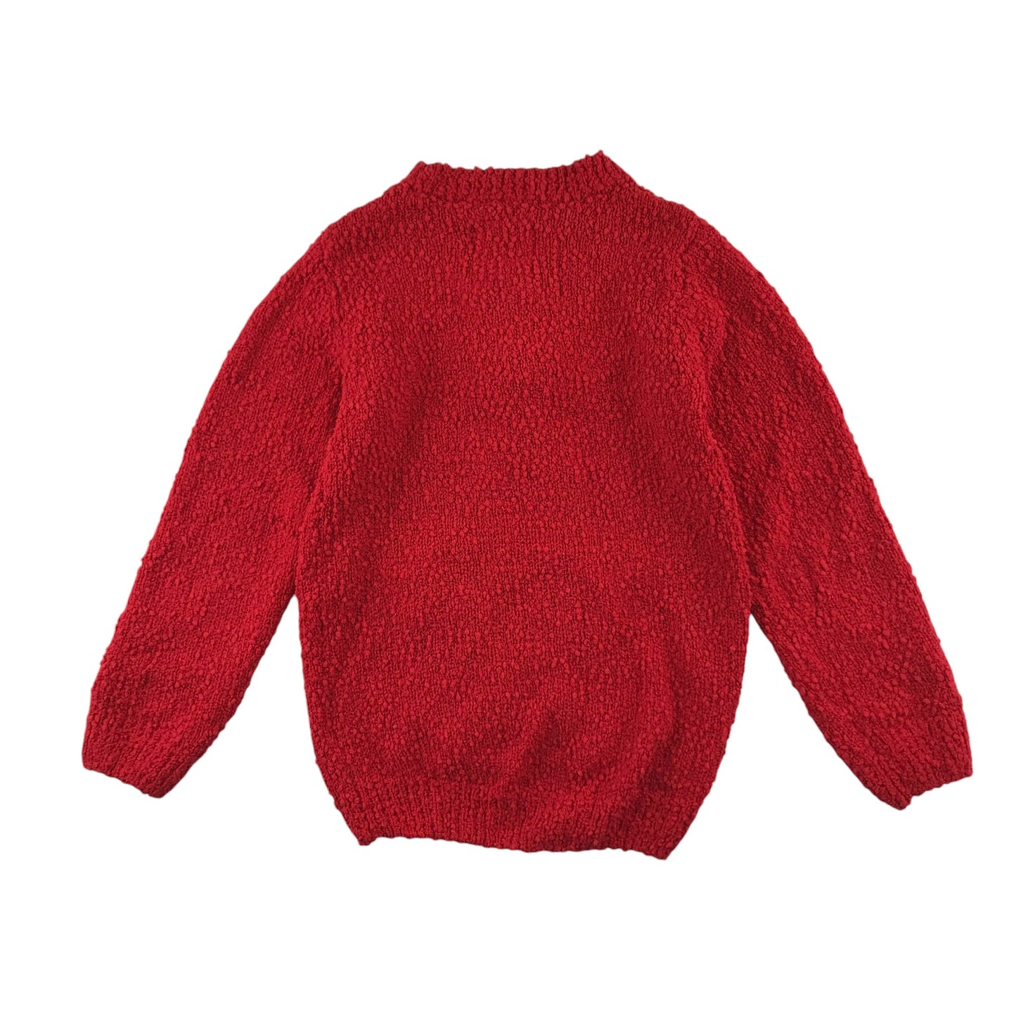 Tu festive jumper 5-6 Years red snow themed snowman graphic