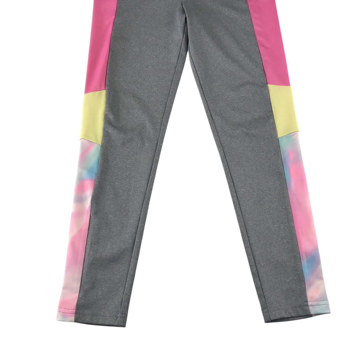 Primark sport leggings 11-12 years grey and pink