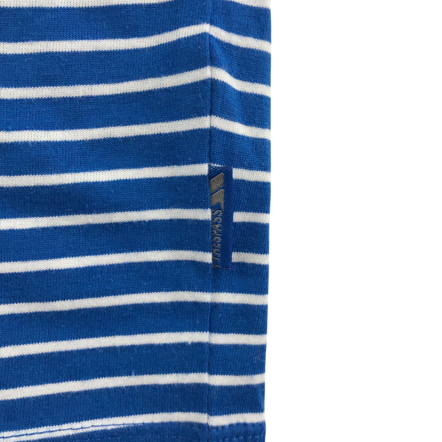 Trespass t-shirt 7-8 years blue white crew neck stripes
