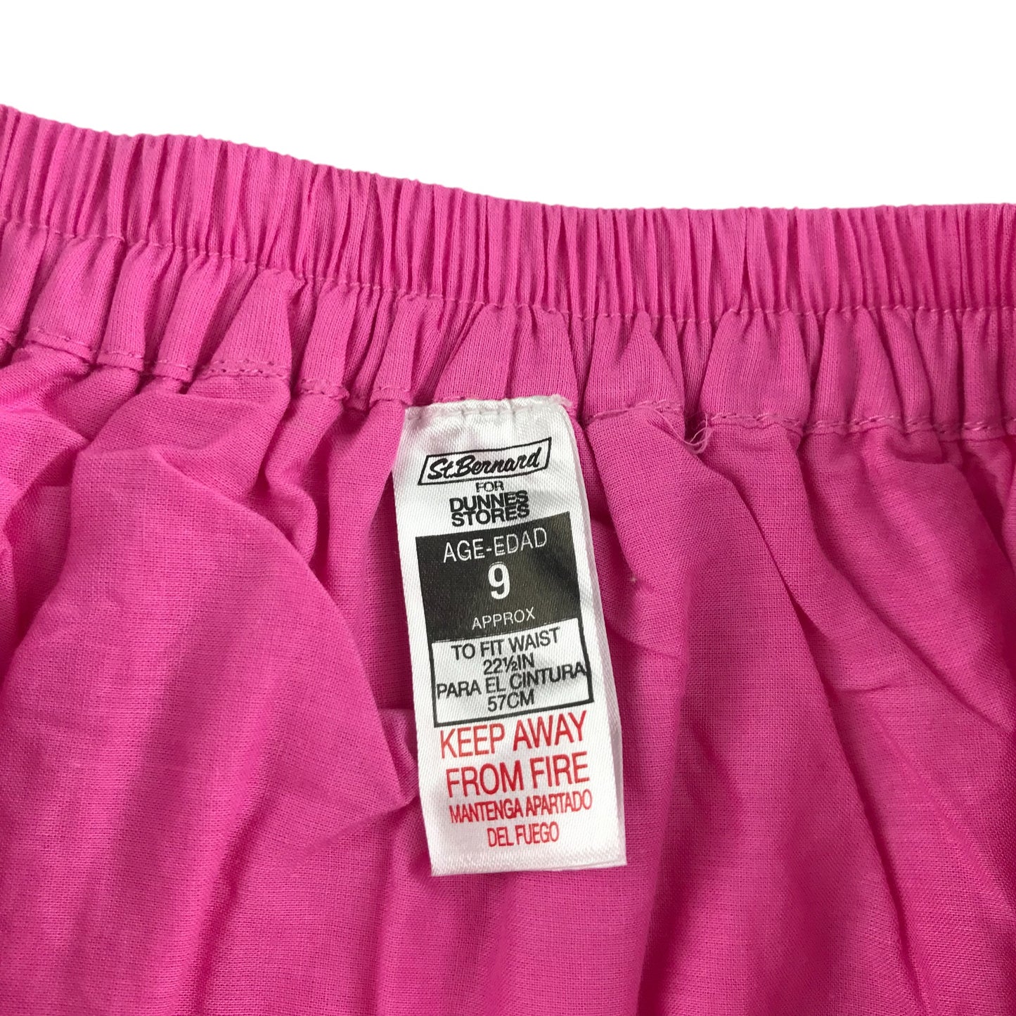 St Bernard skirt 8-9 year pink layered with lace trimmings