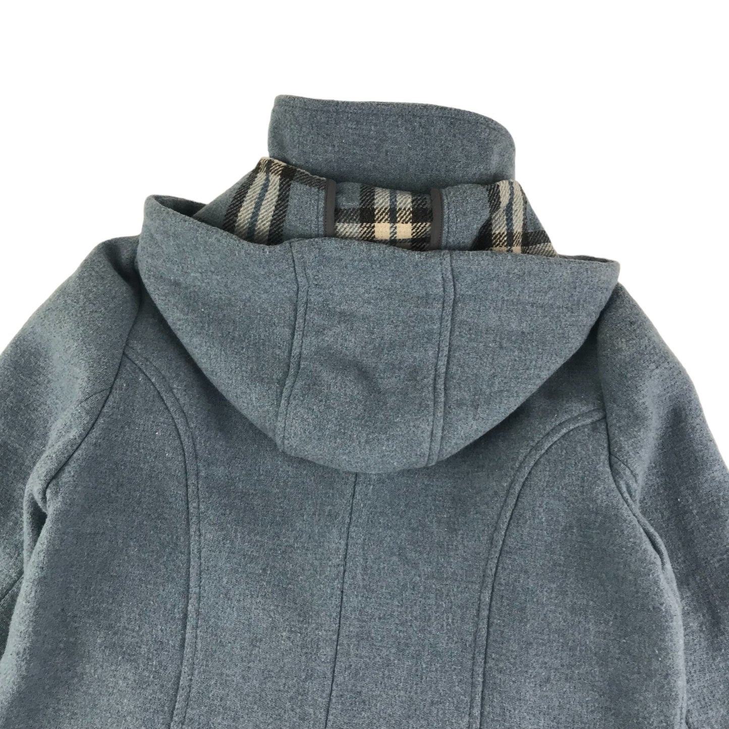 Primark Coat Size 10 Age 14+ Light Blue Hooded