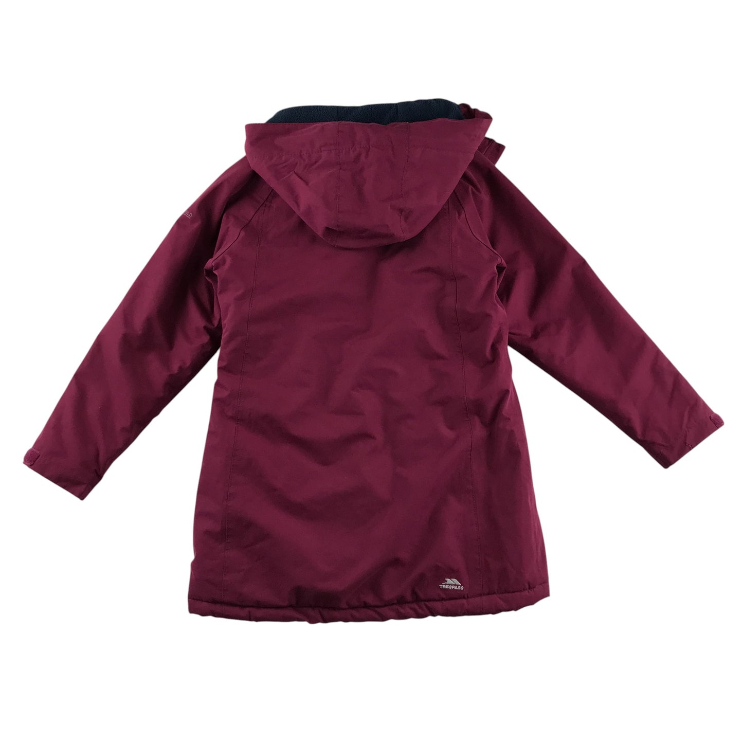 Trespass jacket 7-8 years pink waterproof hard shell fleece lining
