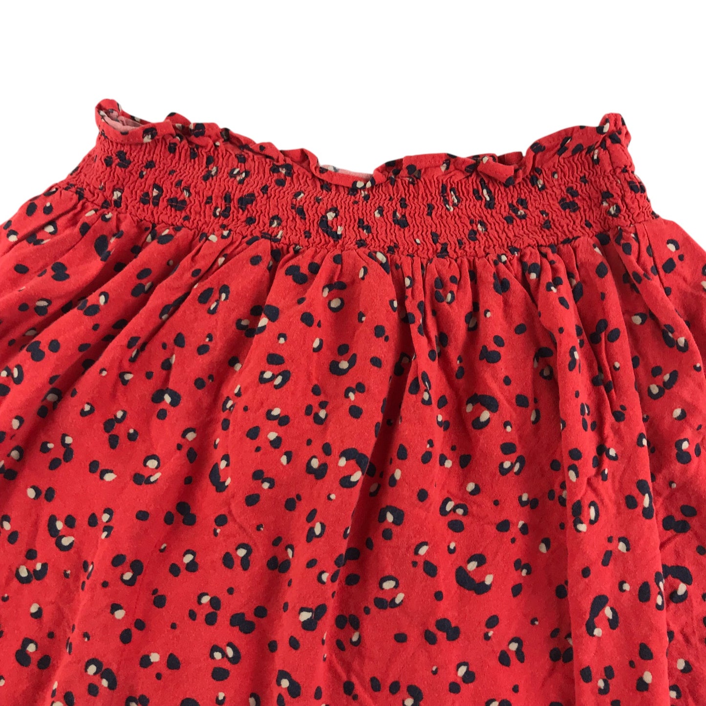 Tu skirt 8-9 years red spot pattern