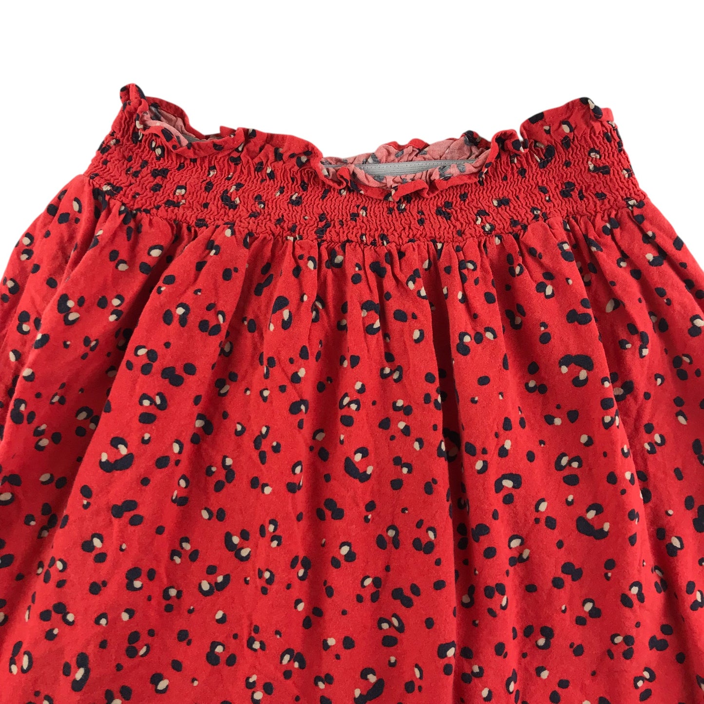 Tu skirt 8-9 years red spot pattern