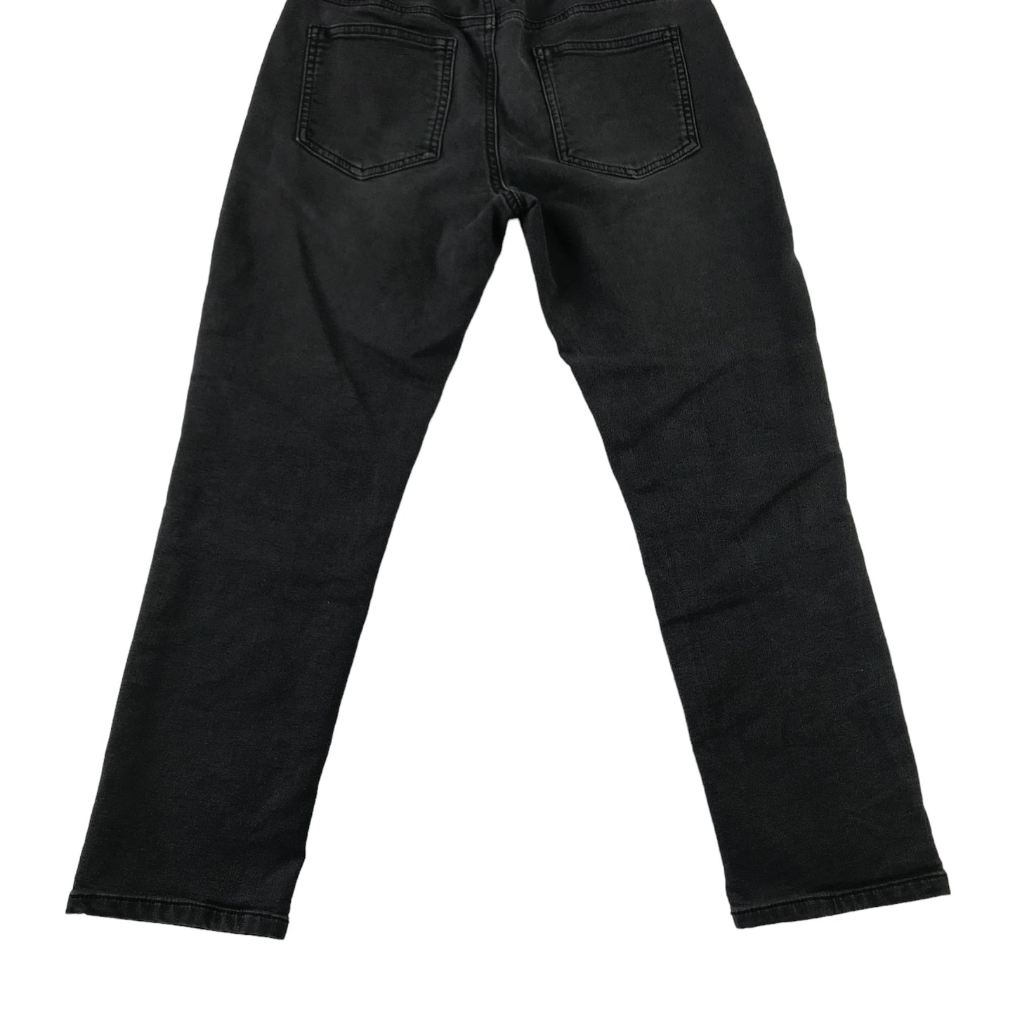Next Trousers Age 9-10 Black Pull Up Elasticated Waist