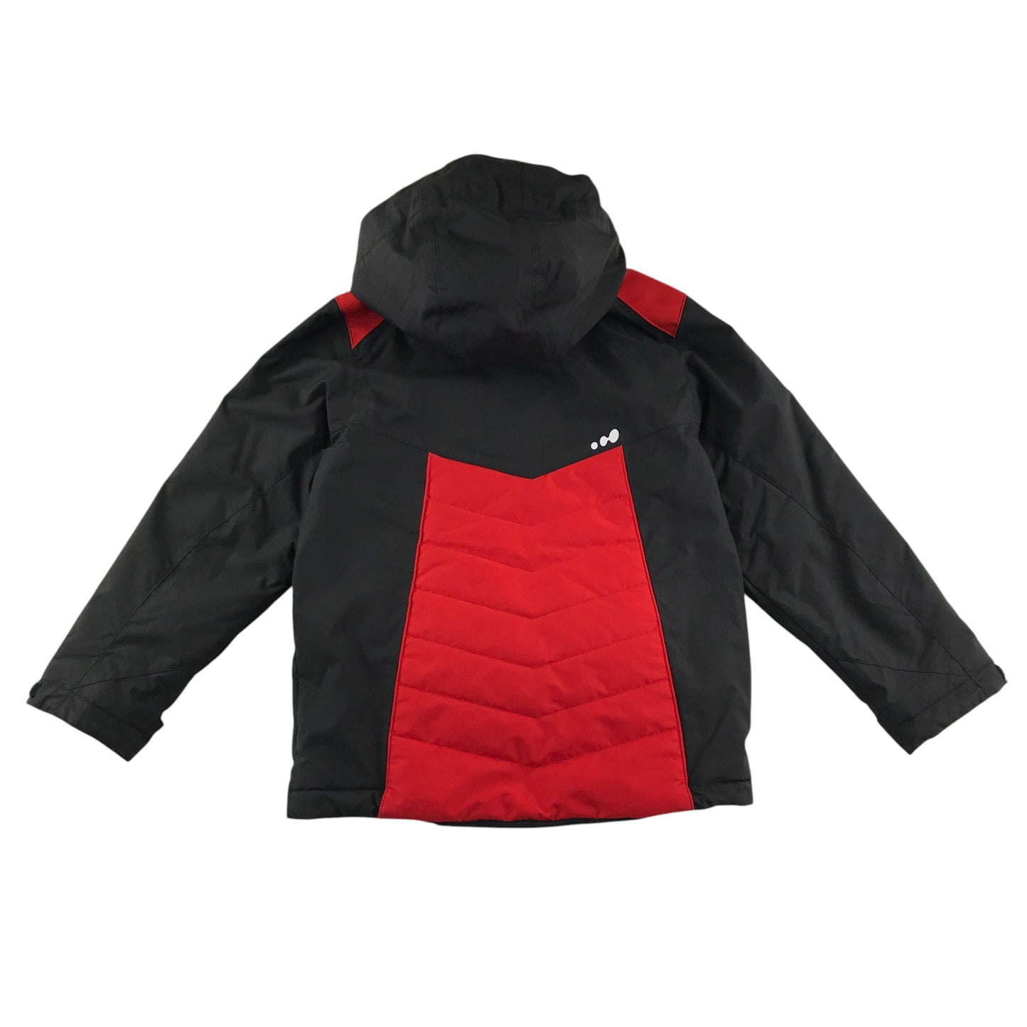 Decathlon ski jacket 7-8 years black and red ski style wed'ze