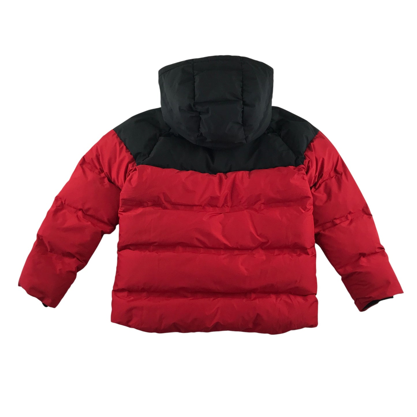 Next jacket 8-9 years red and black puffer with fleece lining