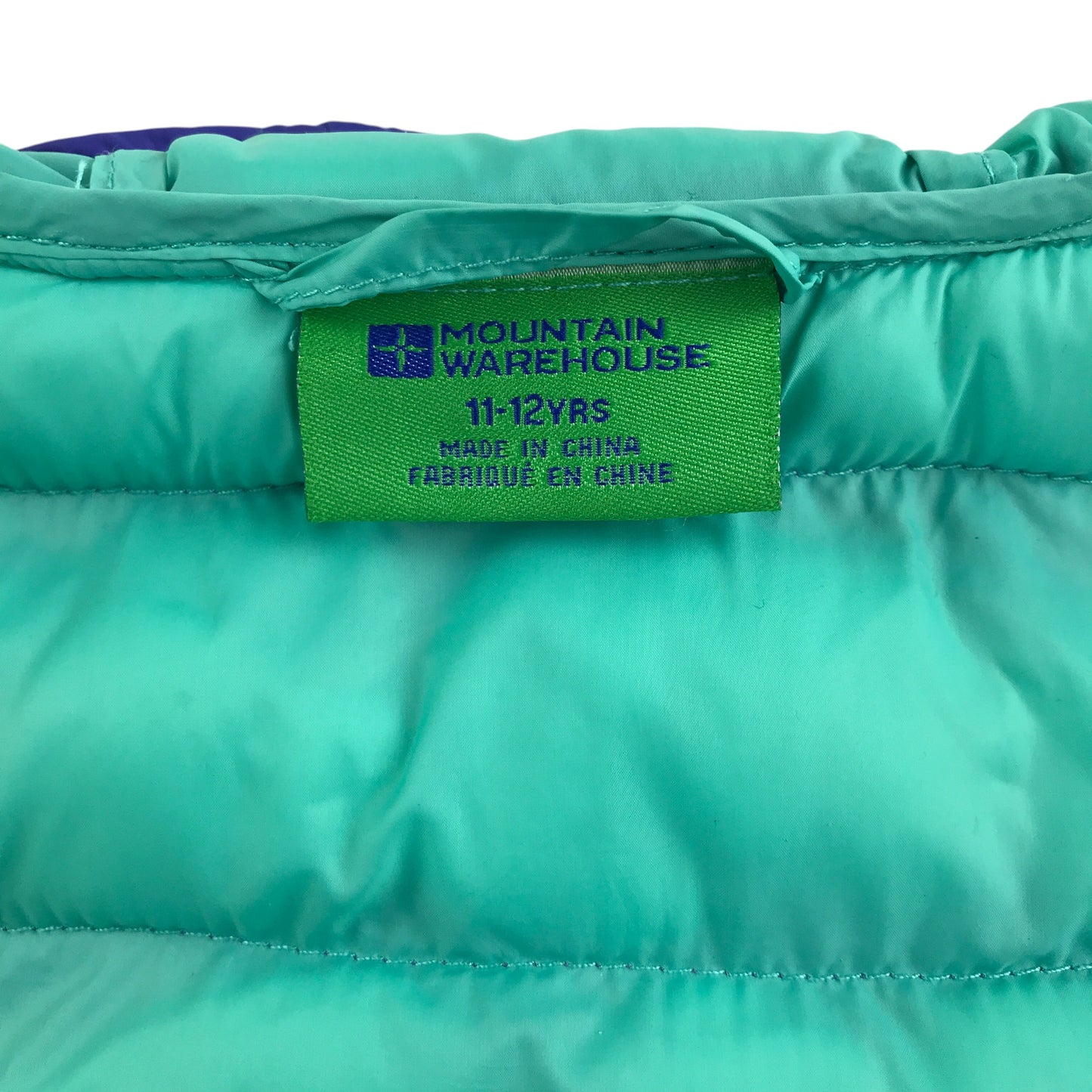 Mountain Warehouse jacket 11-12 years purple plain puffer