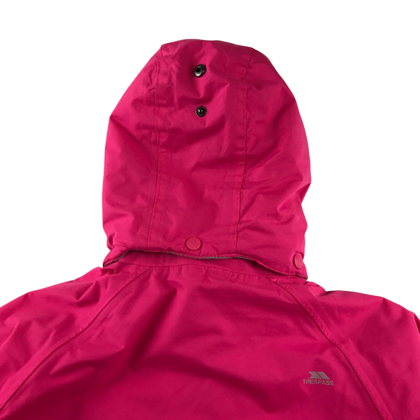 Trespass jacket 9-10 years pink waterproof hard shell fleece lining